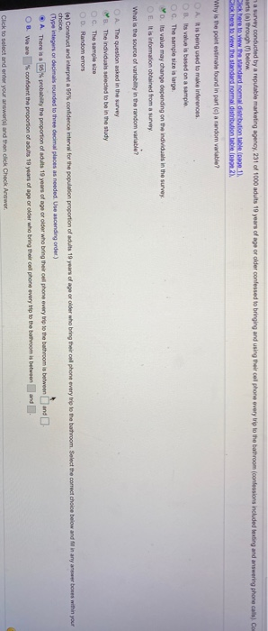 a survey conducted by a reputable marketing agency, 231 of 1000 adults 10 years of age or older confessed to bringing and usi