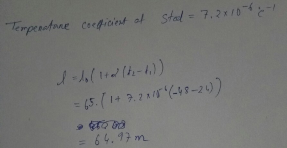 2) す 2 = 64.97m-