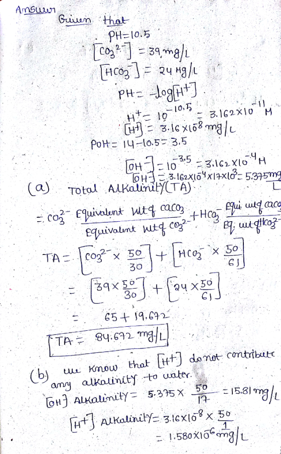 Guium thot PH-lo.5 a TO caca 139x55 G59092 b) uce Km0w that [Ht] domot contribute 15.81 +3 ALKalinibe 3.lex10.g Х