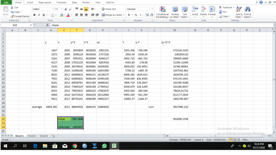 File Home Insert Page Layout Formulas Data Review View Add-Ins O x Σ AutoSum και Calibri 11 - A A Wrap Text General H Fill B