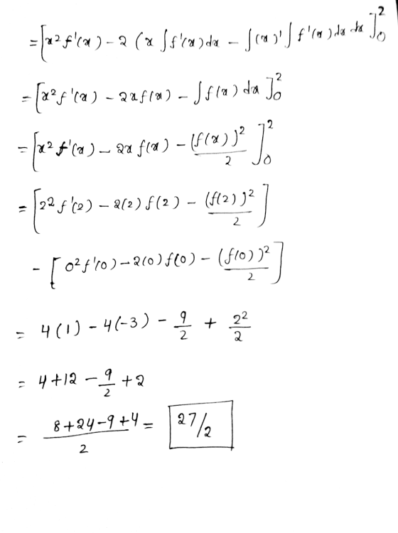 2. 2 fa) - (f(x))? 3 Flastr) - 2 (+ Jrtry) - Jay] firyu wil - [defia ) - af(x) - Jfla) da )da 12 - fire (a) - aa Trafte) -292