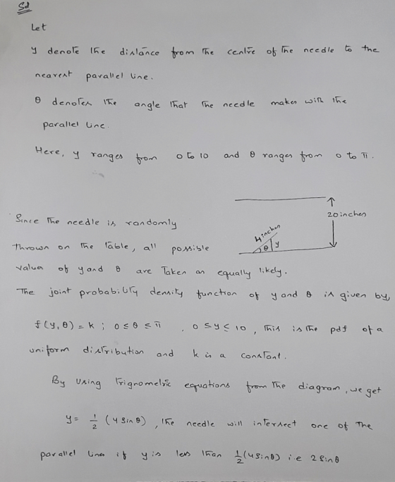 A Table Is Ruled With Equidistant Parallel Lines A Distance 20 Inches