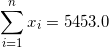 Στη = 5453.0 i=1