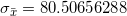 0 = 80.50656288