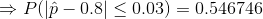 Plp-0.8] < 0.03) 0.546746