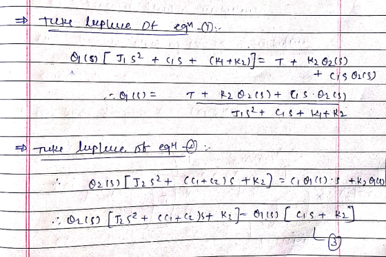 R20 x iis orci tuke lupture of egn _(); O (5) [ Jis? t cis + CH4 +K2)]= 1 + K2 Oz (5) + cis Oirs) Oj 052 = T JIS²+ cust kytka