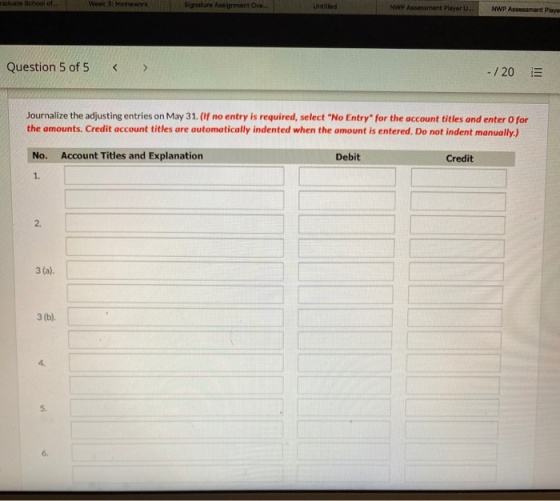 raduate School of Weak 3: Homework Signature Anagment Ove.. Untitled NWP Assessment Player U... NWP Assessment Player Questio