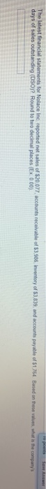 The latest financial statements for Nolace Inc reported net sales of $20,077 accounts receivable of 53.986. Inventory of 53.8