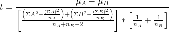 ДА — ДВ t = (E42- (EA) 2 ) + (Евг (2:В)2 [ + ] пA+пв-2