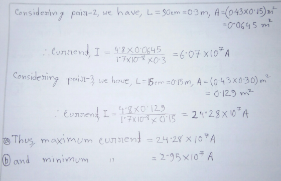 Co n sideshny pair-2, we have, L-30cm-ogm) As(043x015)ทั่ 0064 5 m 2 = 0.129 m2 1X0 12 and minimum 295 x10 A
