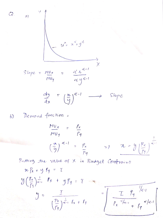 M0 b) Demond func him MU Puth no ナhe valut of X in Budget Cops 70,t