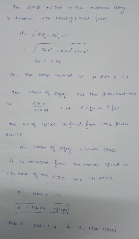 The rej in dureel i he matertal alon for The given conde-ong. Fortor date a イ22.43 The N。 the ATS olS N114 00 egcres