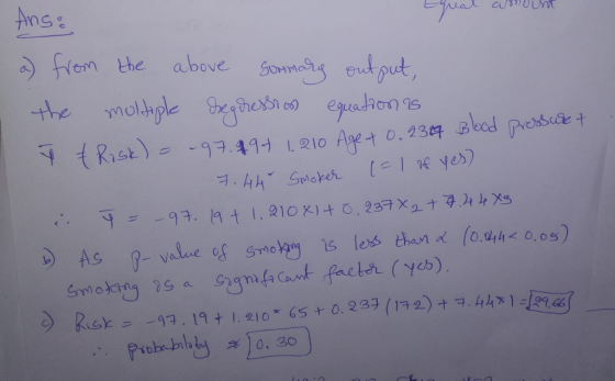Ans: ㅋ.hh Sporch [c l sf ye5) > Rek:, 一9구 . Ia t l.2]o 65 + 0. 224 (1ヲ2)++.44x):/2167