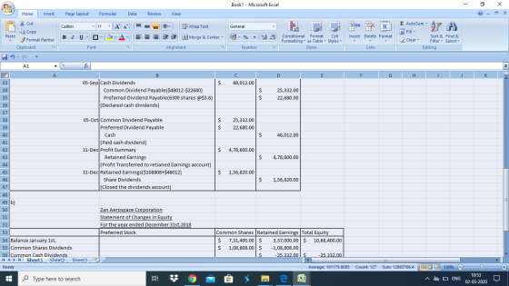 Book1 - Microsoft Excel - 2 X Home Insert Page Layout Formulas Data Review View * Cut Copy ♡ General Ex in & Autosum Calibri
