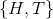 \left \{ H, T \right \}