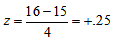 16-15 ZE = 4 +.25