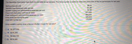 The Heartlake Corporation manufactures and sells toy gyroscopes. The following data is related to sales and production of the