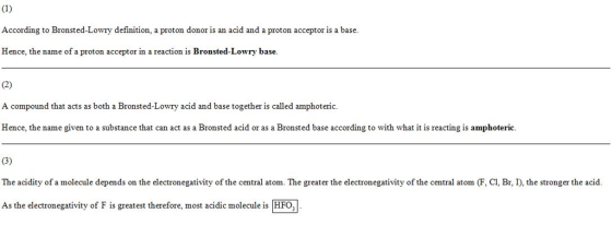 According to Bronsted-Lowry definition, a proton donor is an acid and a proton acceptor is a base. Hence, the name of a proto