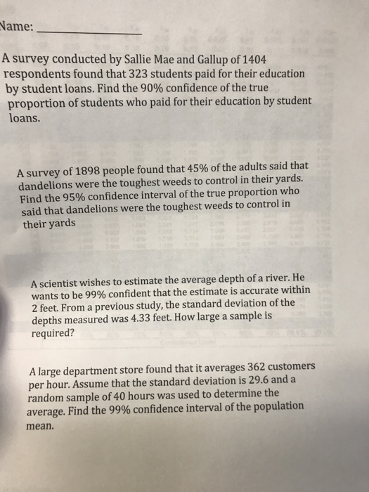 ame: A survey conducted by Sallie Mae and Gallup of 1404 respondents found that 323 students paid for their education by stud