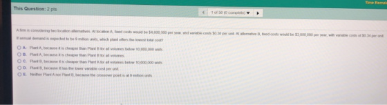 This Question: 2 pts of so completo) As two coube and would be w o OA Part A be s cheeran Pantal volumes below 10,000,000 uni