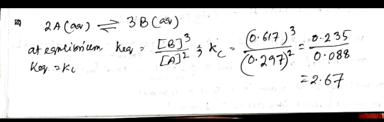 ЗА (w) - ЗВ(ау) at egalibrium, keg [B] Коя » 6. </7 ) . P-235 3 ko ГА). (-297 0 088 22-67