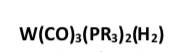 W(CO)3(PR3)2(H2)