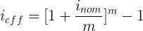 jejs = [1 + inom ju – 1 m
