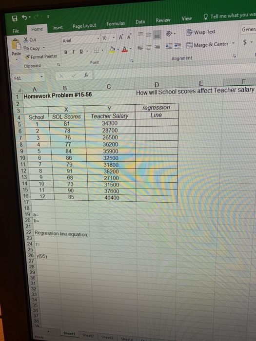 Copy 5 File View Home Tell me what you wa Insert Insert Page Layout Formulas Page Layout Data Formulas Review of Cut Anisl 10