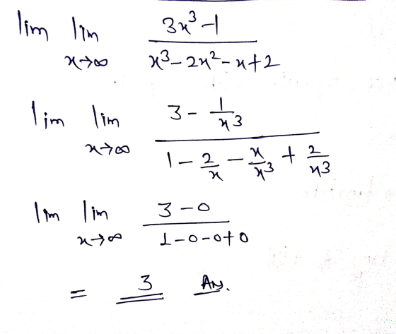 3 lim lim 3x3 | 243-242-ut2 7700 lim lim 3- 43 utoo 1-2 + 2 a 13 Im lim 3-O A ༡༠ 1-0-00 3 An. =