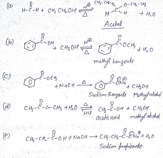 сн.- c-6 (а) не o-cң – си H-C-H + см, сон С— и Д Н. #Н, Acetal W or los content gloent 4 H, 0 methyl benzoate (с) о-осоче, о-
