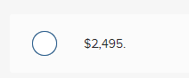 $2,495.