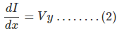 In = Vy ........ (2)