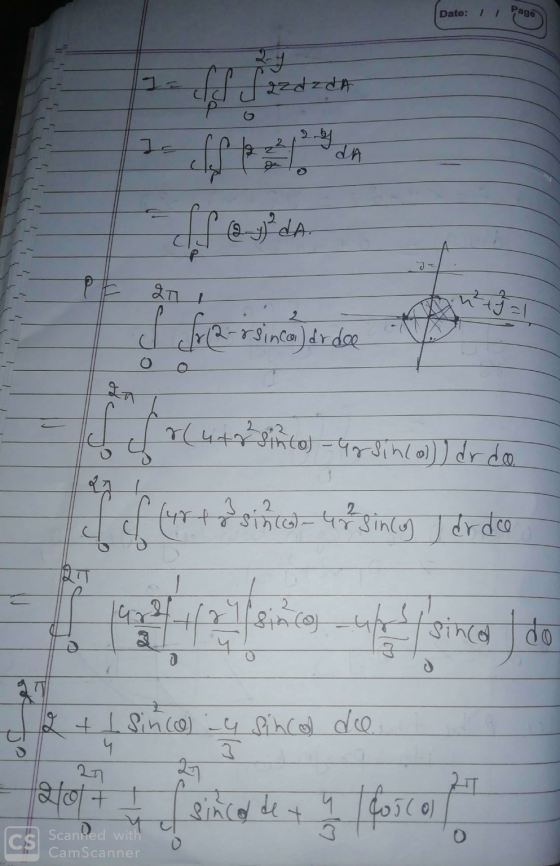 Date: 11 Page Rdzd CC da Tyda. Bincail dr doe I r ( 447 sinto-urinaldate if (yrtz sin()- 4% sincos arde un sinca do 2 + 1 sin