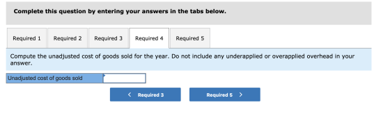 Complete this question by entering your answers in the tabs below. Required 1 Required 2 Required 3 Required 4 Required 5 Com