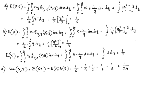 1 - EE) 97 Cor (xY)- E( * 24 4 6 -