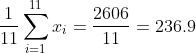 z; 11-= 236.9