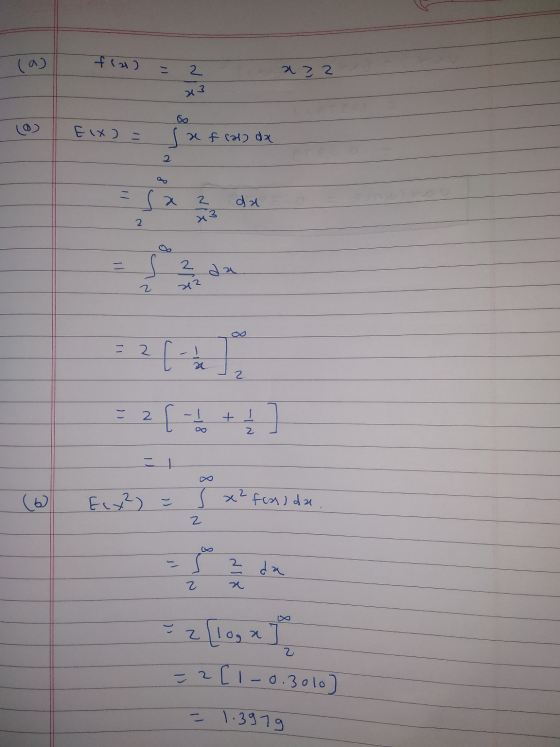 (M) f2) 2. 지그 2 3 o EX)= XfC에 일 } 2. 2 룷 da 3 2 L 2. 거2 = 그 [2] 2 2. + 2 E로 s x² fras) da. 21, 자 2 2[ log 2 =C -0.3010 = 1.39