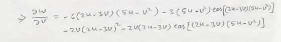 23 A 2 U - (24-30 ) ( 54 - v ) -3 (54 -v) ec+[(24-2)(54-)) -2v 2u - 3u) -2v(24-3lr) (oy [(21-30) (SH - 0 ))