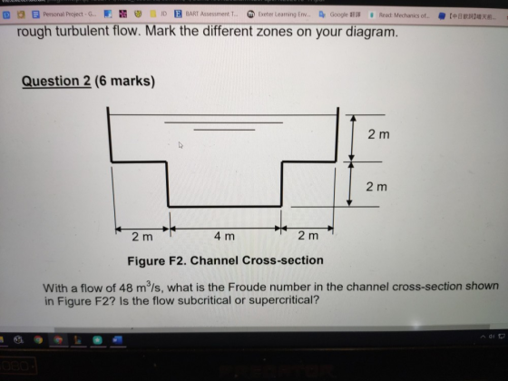 D a Personal Project - G... 9 D E BART Assessment T m Exeter Learning Env... Google Read: Mechanics of... BEN rough turbulent