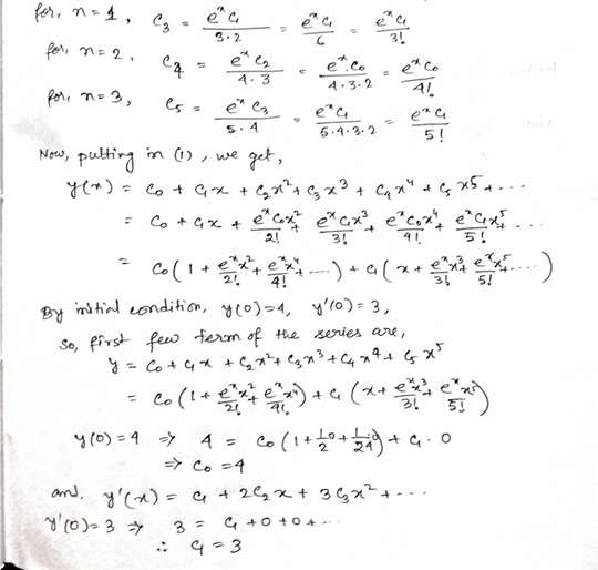 fer n C ec 3 2 3! fer m 2, e es e.co ece 4 3 4 3.2 AL Por. m3, es e en ec ea s 4 6.4.3.2 5! we get, puti Now, CoG eCoea ec.