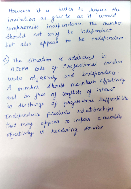 ue te a rahue tha wedd onpremuse indap endane Tha mamber Should not only be inda cndant but alo apea to ke ondapendant The situaton addrcred i tandur ob set why and Trdspendena A membes Ahoul main tain ojeutinity tundur ojeh wy Indpendanae that may epea o impair a mumib