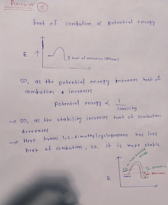 heat of compution & potential energy Ï heat of combution (AH comb) increases heat of so as the combution potential energy & i