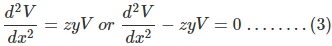 dv , 2 = cyᏙ oᎢ d2e , - zyᏙ = 0 ........ (3)