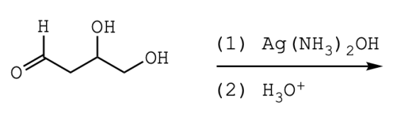 H OH ستون سلتی (1) Ag (NH3) 2OH OH (2) H30+
