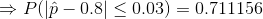 Plp-0.8] < 0.03) 0.711156