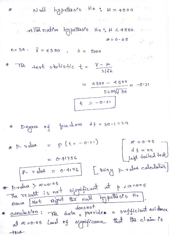 n=30 , x 4300 5200 マーμ = 4300-4500 52094 зо -0-21 tニー0.21 = 29 o-41756 = = 0.41イ tteu.ca | Not ưast t doe5 not