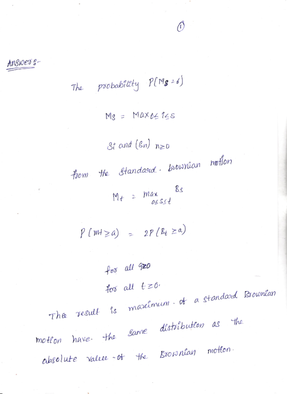 and (Sn) nzo 83 4 S4t for all 2o all tzd. maimm ot a standard ouontan motion have. He gane dishibuto) as 、the absolute valitea nncfion
