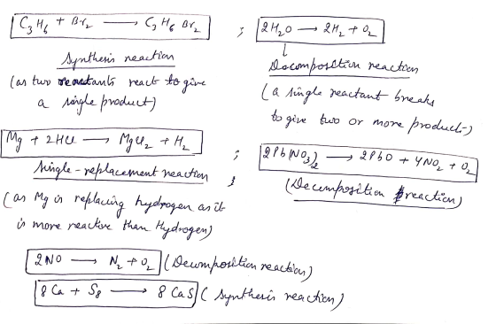 Synthesis neaction [Cath + Bar - Cho Are , 124,0 2H2 + 2] elécomposatin reacties (as two one or tants react to give (a single