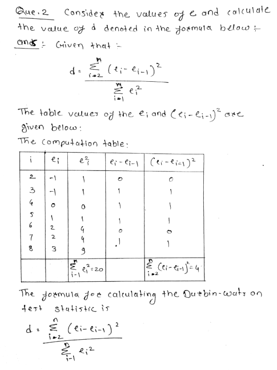 ueC he value o d denoted in ihe oua bltow dee the values ot e and calculale The table valuer od the ei and Ce ei-1)ae gven below The compu4ation table 2 e. 2. 2. 2 The do mulažeč calculating the Qu bin-ωα,on