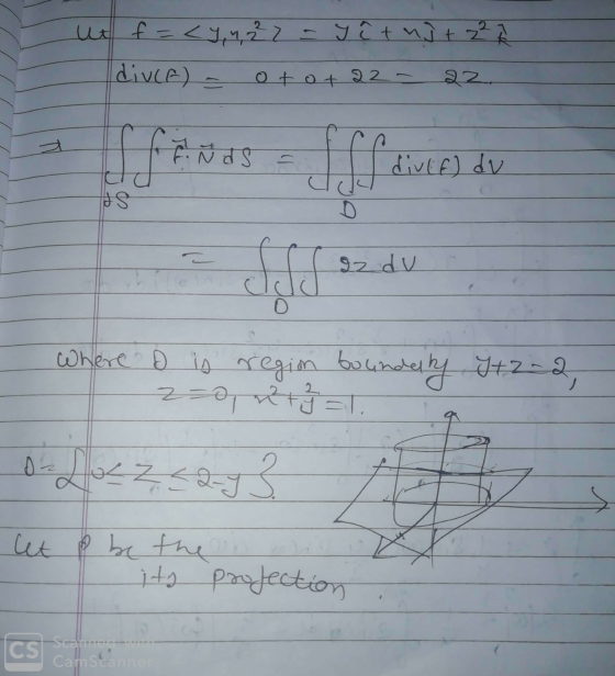 ut f = <3, 4, z = yetu] + 2² divce) a otot 22 - 22 divef du 92 du Where o is Z region bounderly tý=1, Itz-2, 02 L z 52-73 let